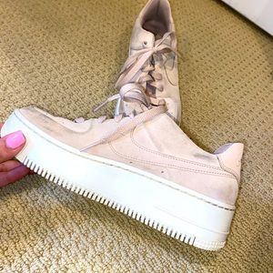 Light pink Air Force 1s
